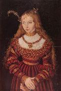 Lucas Cranach the Elder Portrat der Prinzessin Sibylle von Cleve als Braut china oil painting artist